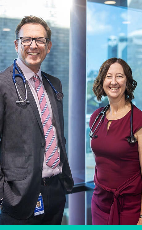 Dr Andrew Small and Dr Kelly Stanton, Premier Cardiology